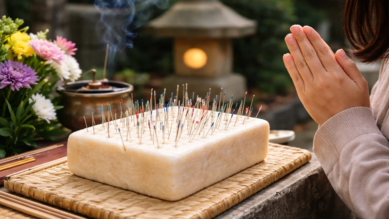 上達を願う針供養